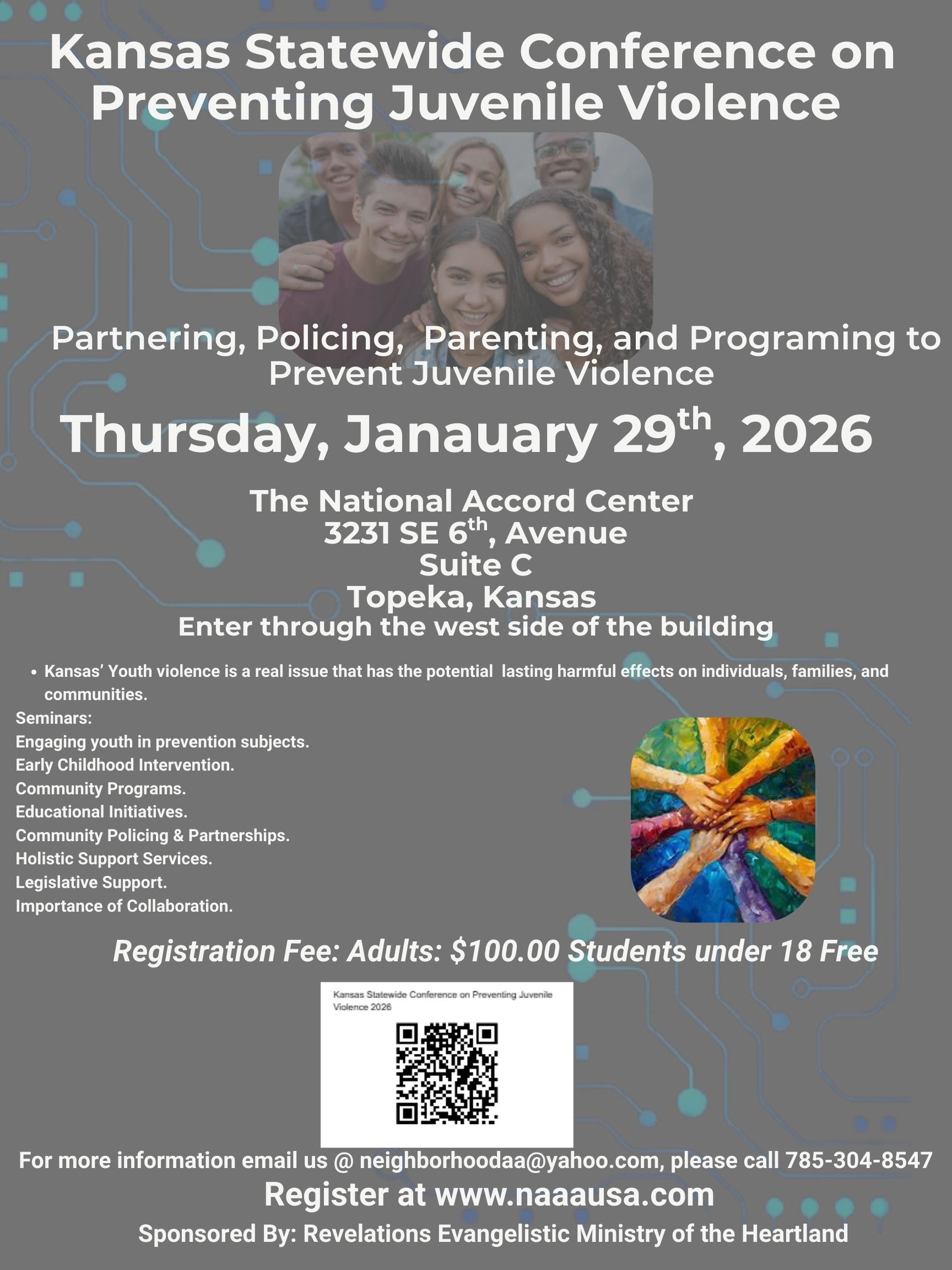 Copy of Blue and Yellow Modern Cyber Crime Awareness Poster